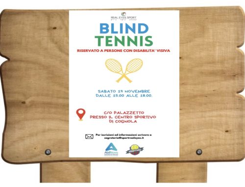 Open day blind tennis Real Eyes Sport a Trento
