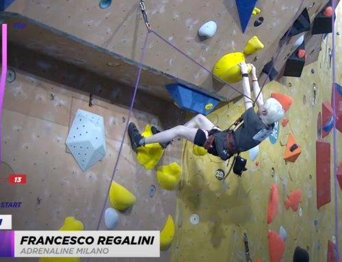 Francesco Regalini sempre più in alto nel paraclimbing