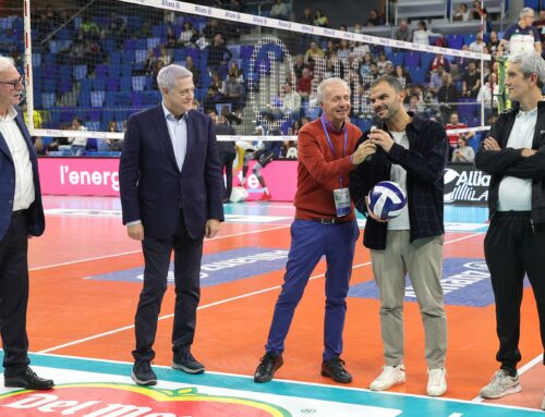 Real Eyes Sport premiata in campo da Allianz Powervolley Milano