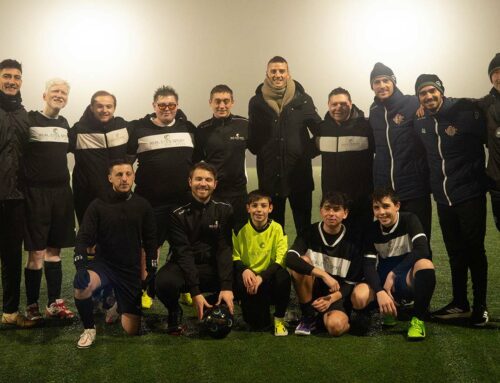 La squadra di calcio ipovedenti Real Eyes Sport ospite della Cremonese